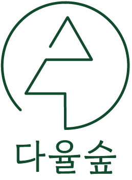 Dayul Soop brand identity logo with tree mark and Korean wordmark