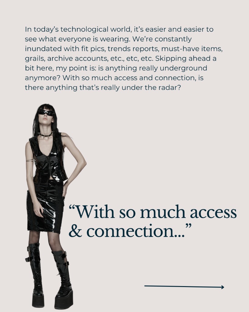 Is anything really underground anymore?