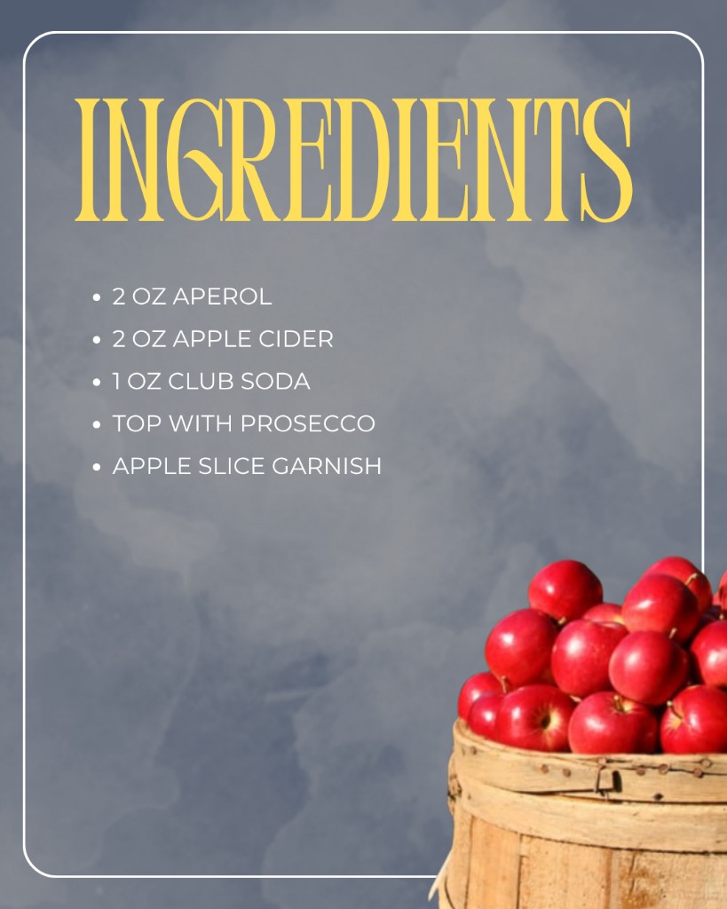 Apple Spritz Cider ingredients