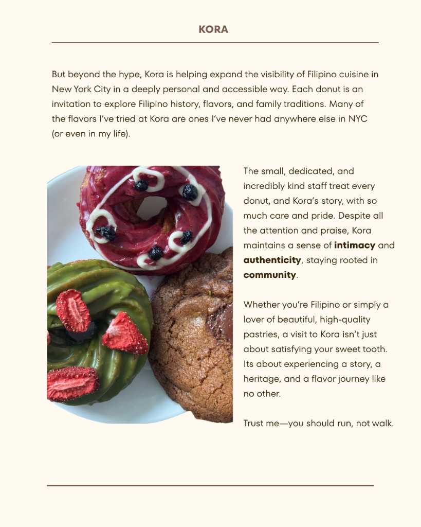 Kora expanding Filipino cuisine in New York