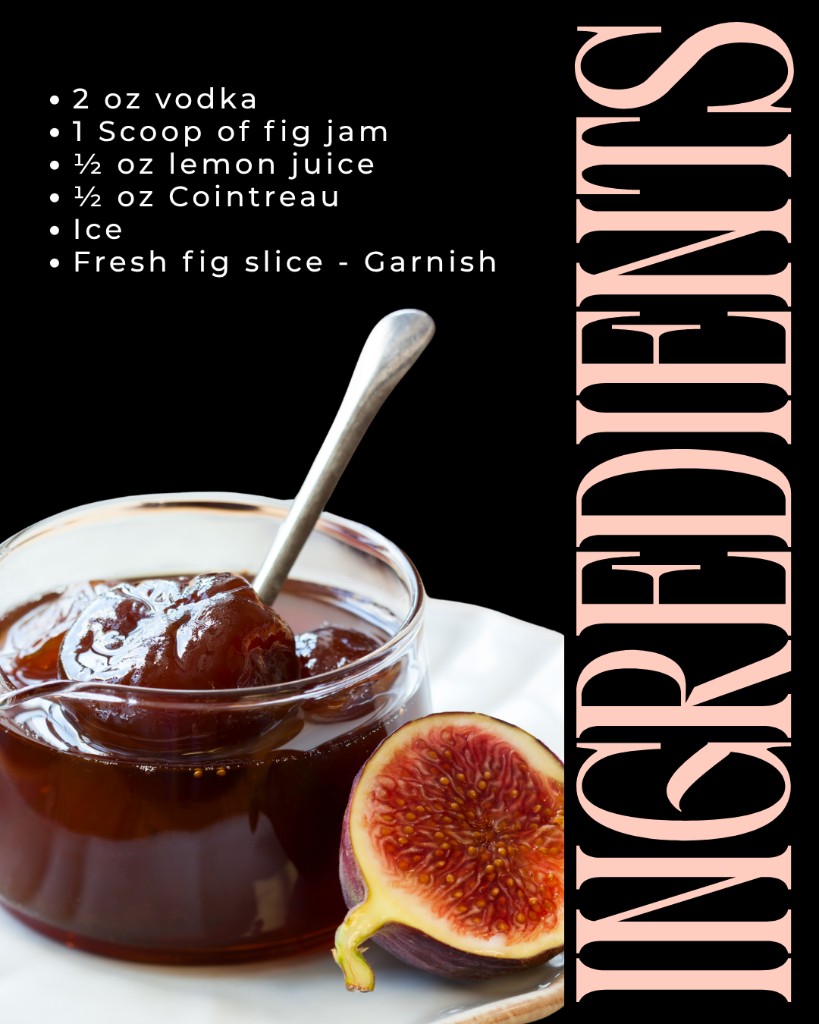 Fig-tini ingredients